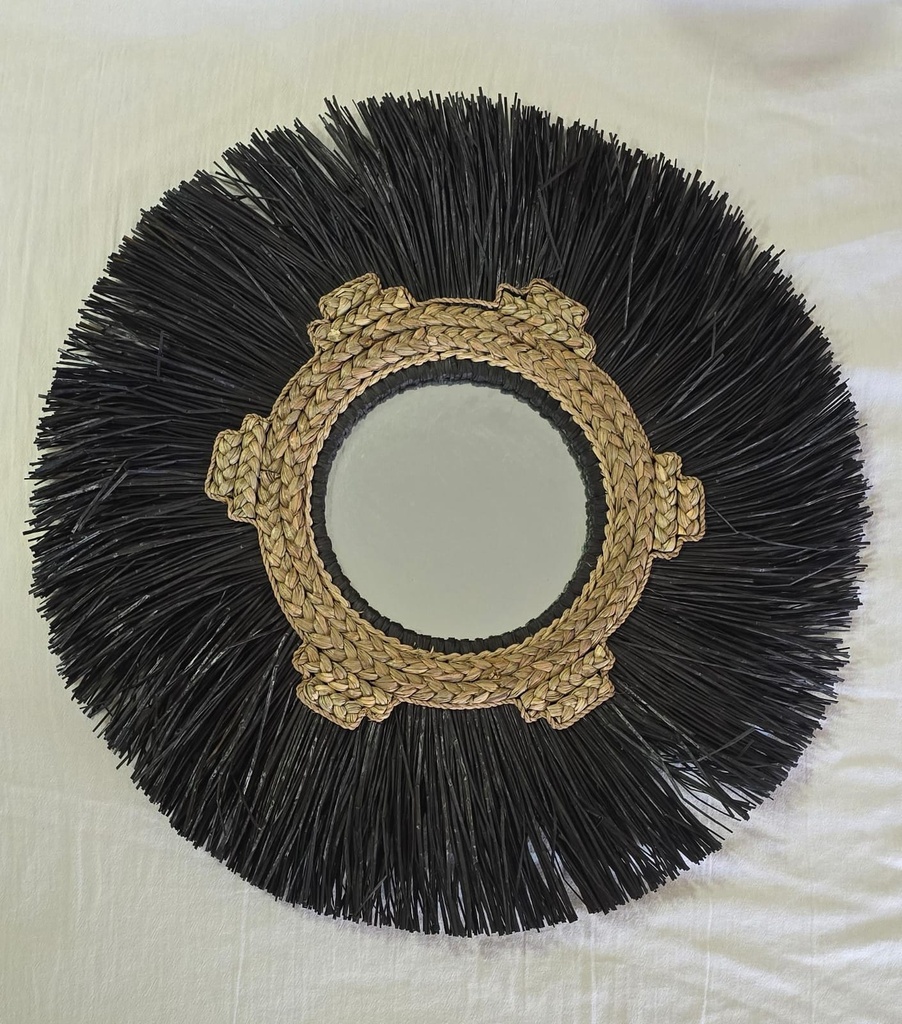 ESPEJO TEJIDO NEG. RED. SIMPLE 60 cm