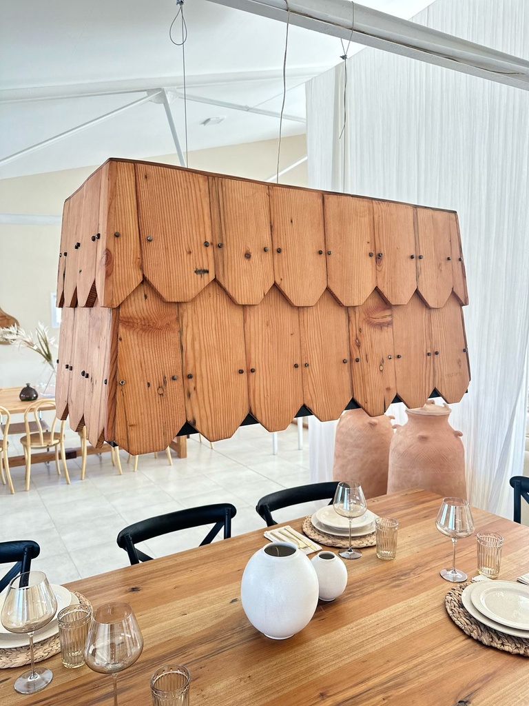 LAMPARA CHILOE - MADERA DE PINOTEA