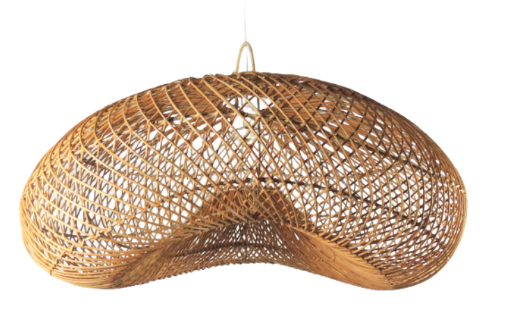 PANTALLA RATAN CANSU 75x60x35 CM