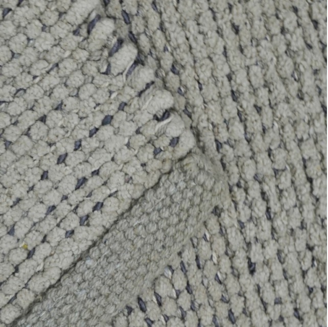 ALFOMBRA ALGODON LISO NATURAL RECTANGULAR 120 X 180