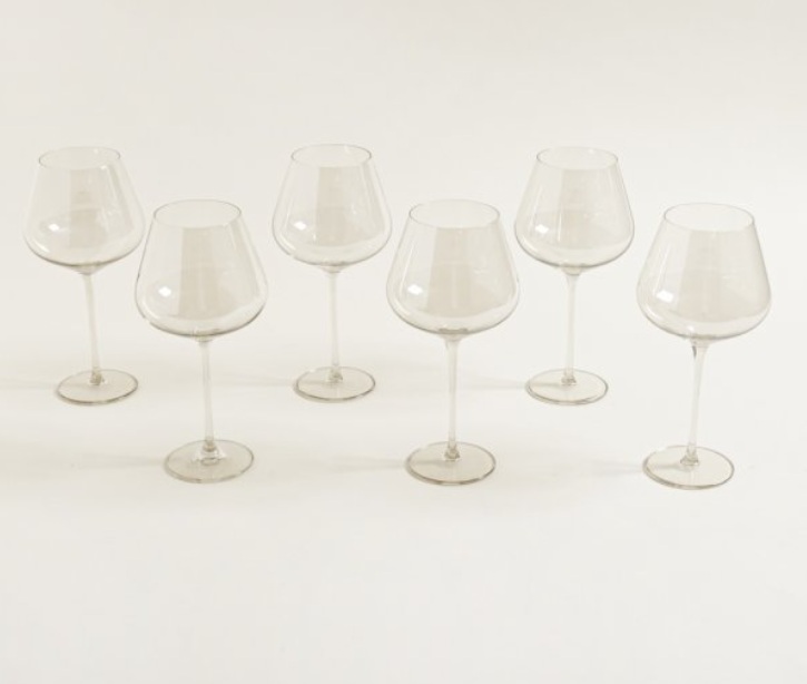 SET X 6 COPAS CON BASE COLOR CHAMPAGNE 750 ML