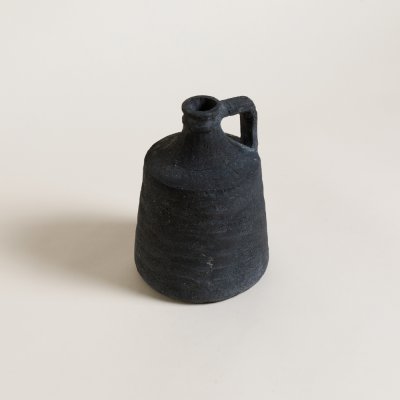 TINAJA GIZA BLACK 15,5 X 21 CM