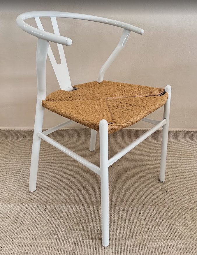 SILLA WISHBONE CAÑO BLANCA