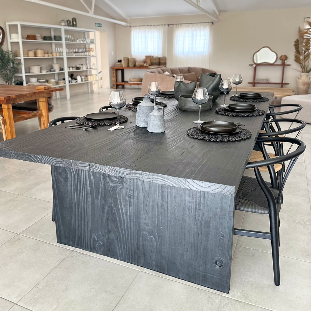 MESA QUEMADA DE PINO OREGON - 3,00 x 1,30 x 0,82