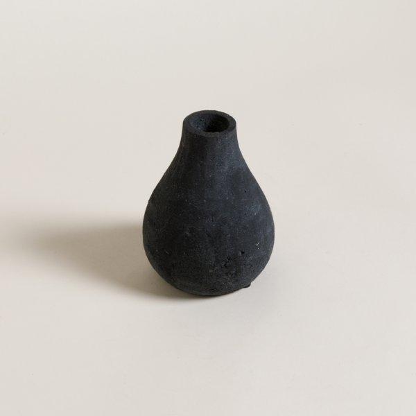 TINAJA GIZA BLACK 12 X 15 CM