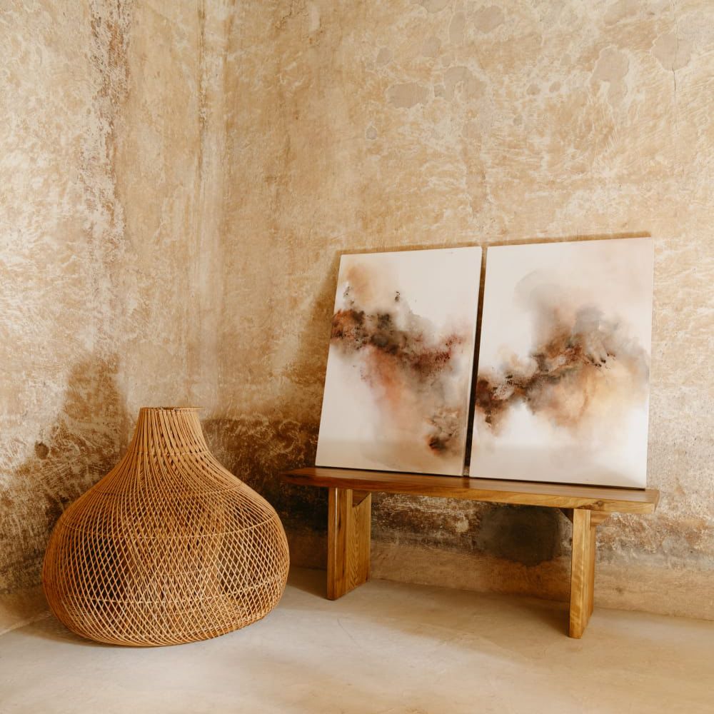 CUADRO DIPTICO BELEN 60 X 90 - RUPESTRE