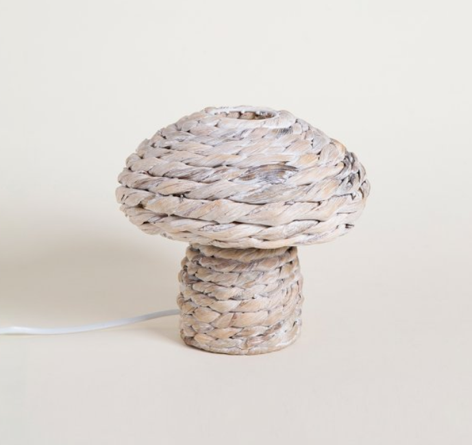 LAMPARA DE MESA MOOREA WHITE 19X22 CM