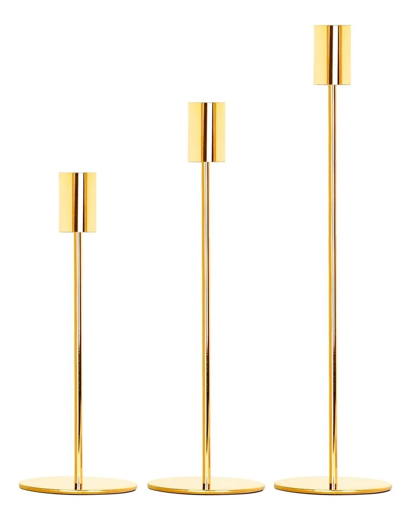 CANDELABRO SKINNY MEDIUM GOLD