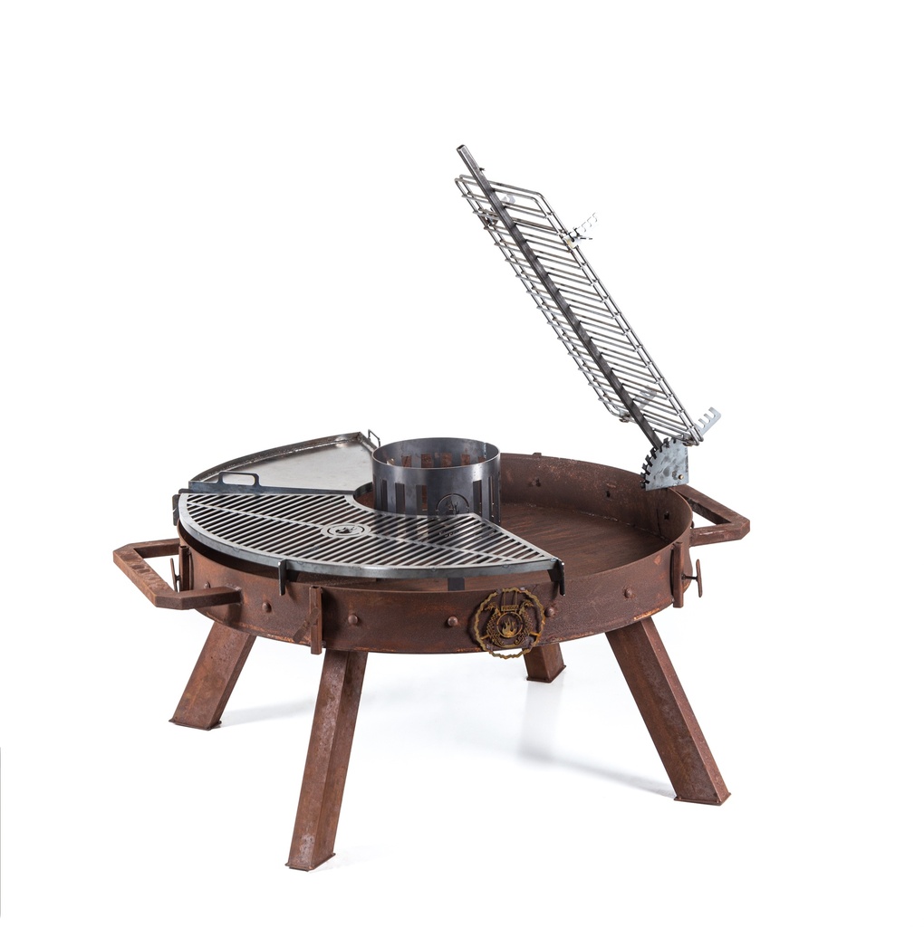 FOGONERO BJORN 100 - PARRILLA + CRUZ LIBRO + PLANCHA + BRASERO