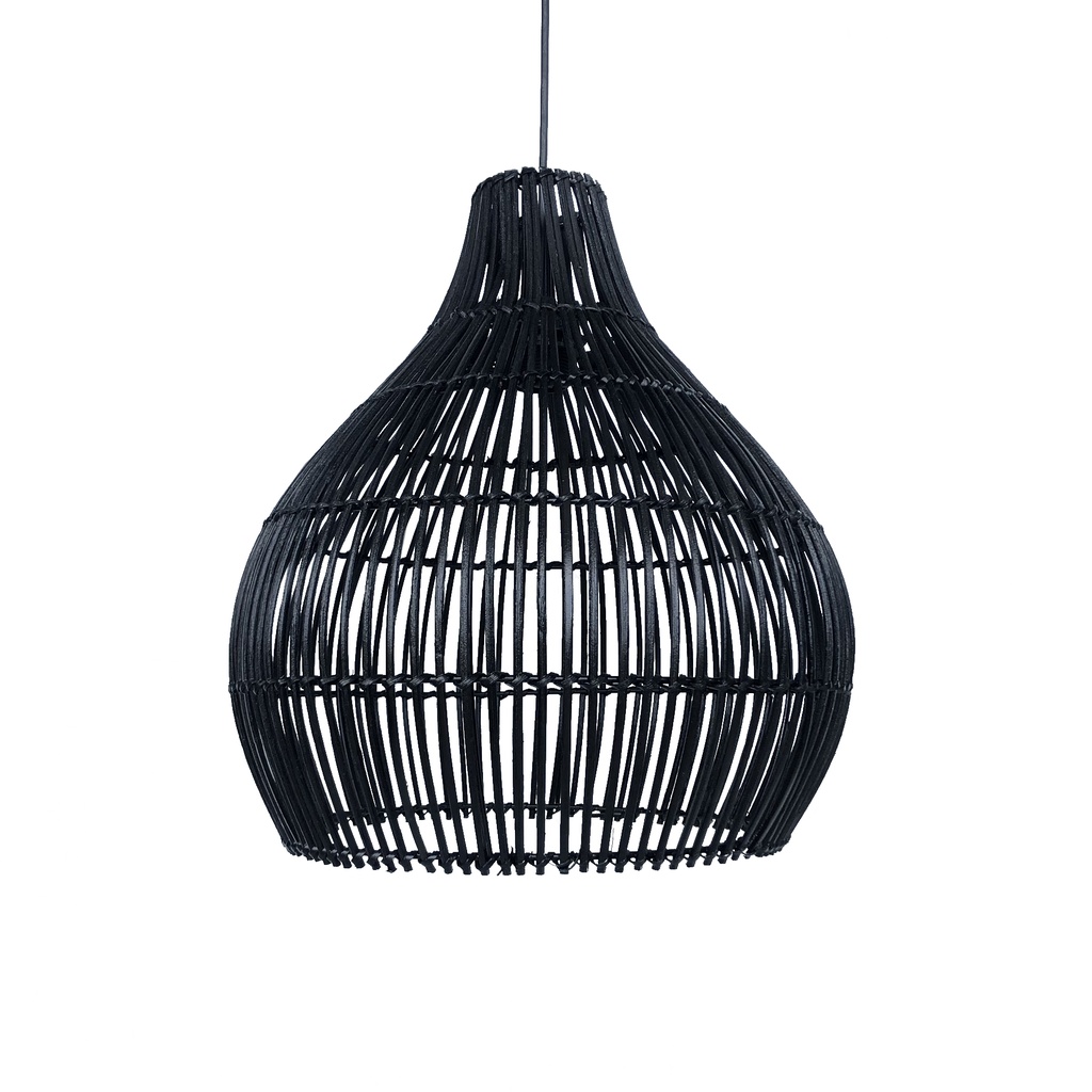 PANTALLA RATAN MURAT BLACK 40X42