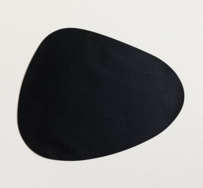 INDIVIDUAL AMORFO SICILIA NEGRO 42X35 CM