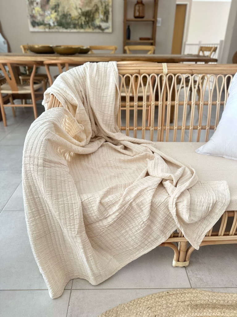 MANTA TRAMADA RAYADA 2.20x1.40