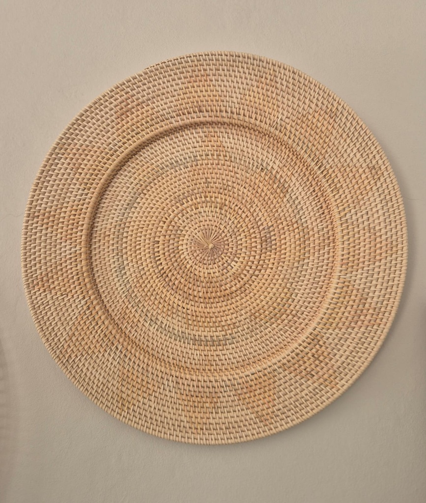 PLATO SITIO DECO FLOR NAT. 60 CM