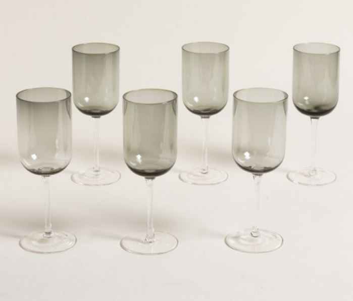 SET X 6 COPAS GRANDES FLORENCIA GREY