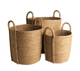 CANASTO SEAGRASS CON MANIJA 33x35x45