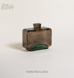 JARRON DE VIDRIO RECICLADO KARNAK CAFÉ 23X12X22 CM - 5900 ML