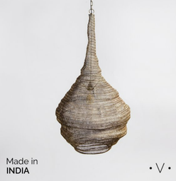 LAMPARA COLGANTE MADHUR BRASS ANTIQUE 103X62 CM