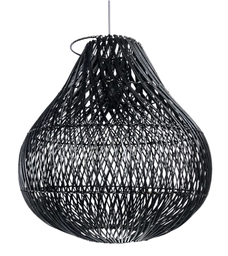 PANTALLA RATAN ELIF BLACK 50x50