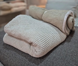 MANTA TEJIDA Y CORDERO 1.20 X 1.50