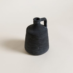 TINAJA GIZA BLACK 15,5 X 21 CM