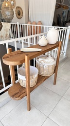 RECIBIDOR LAPACHO MACIZO 1,20 M