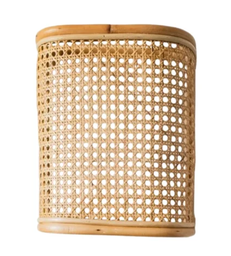 APLIQUE DE PARED DE RATAN RAJID 25X30X15