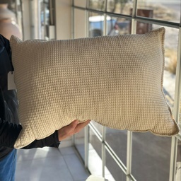ALMOHADON TEJIDO 70X50 NATURAL