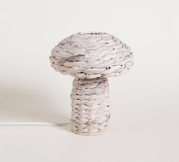 [0655068] LAMPARA DE MESA MOOREA WHITE 24X21 CM