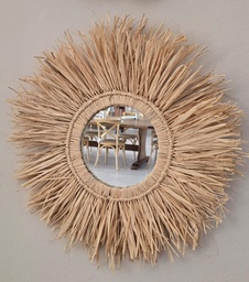 [DEC009] ESPEJO TEJIDO NATURAL 45 CM