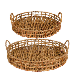 [ORG001] BANDEJA REDONDA SEAGRASS 45 CM