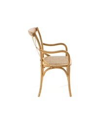 SILLON CROSS NEGRO/NATURAL