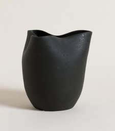 VASIJA DENTED NEGRA 21X17X22 CM